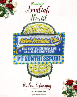 Papan Bunga Duka di Tegal Sari I