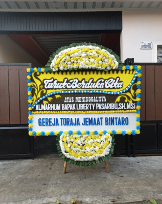 Papan Bunga Duka di Tegal Sari I