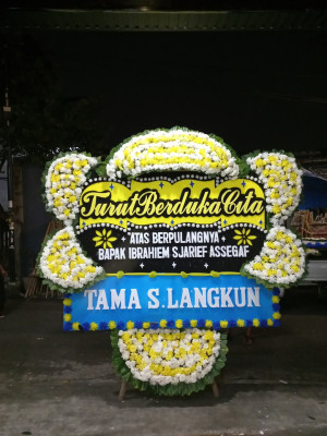 Papan Bunga Duka di Tegal Sari I